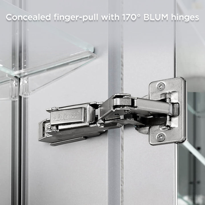 Sirius Recessed or Surface-Mount LED Medicine Cabinet