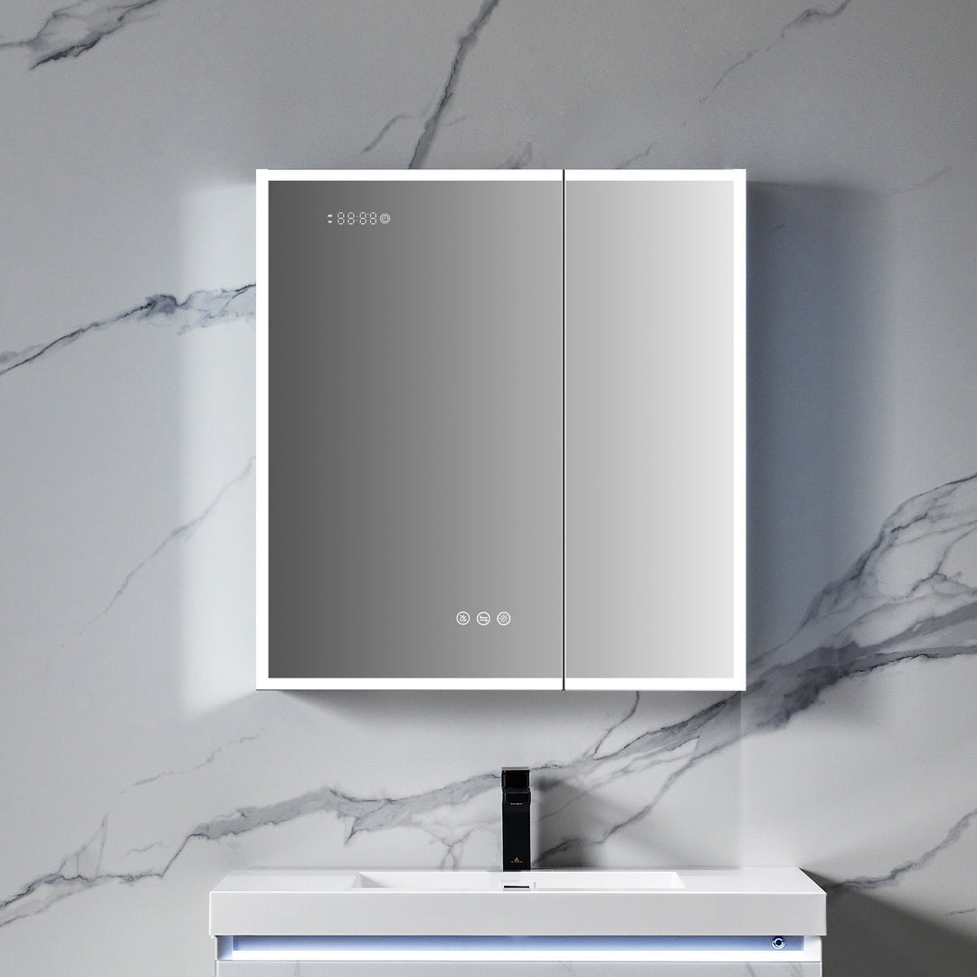 Sirius Recessed or Surface-Mount LED Medicine Cabinet