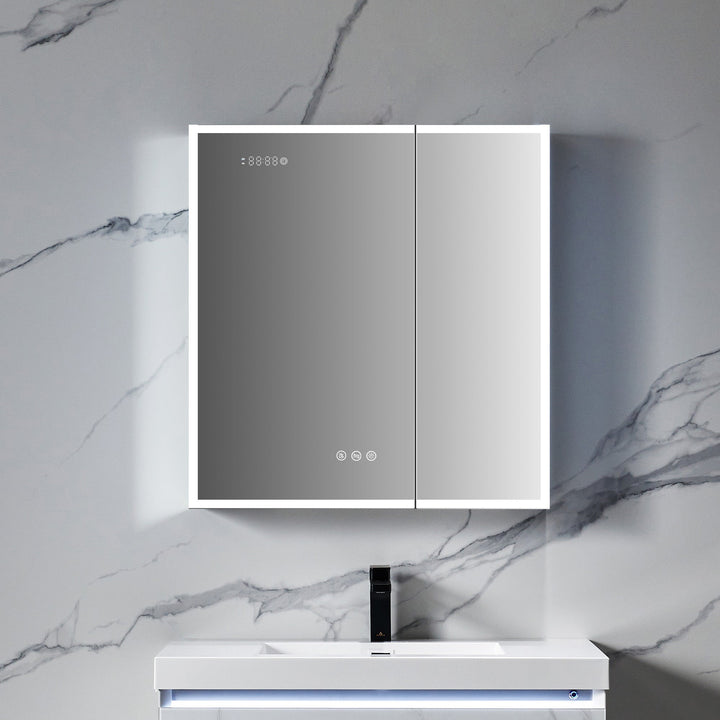 Sirius Recessed or Surface-Mount LED Medicine Cabinet