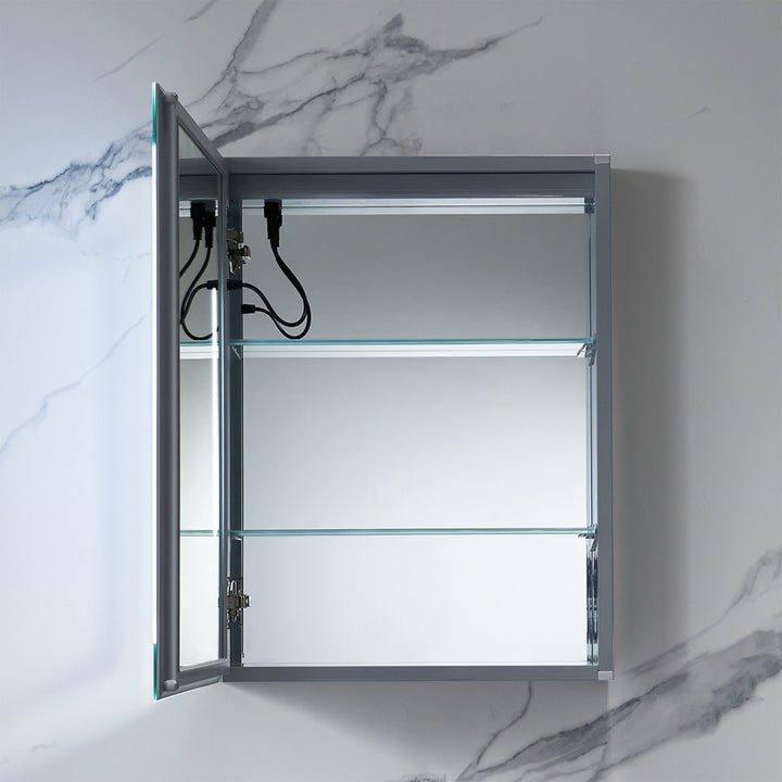 Rigel 20" Recessed or Surface-Mount LED Medicine Cabinet