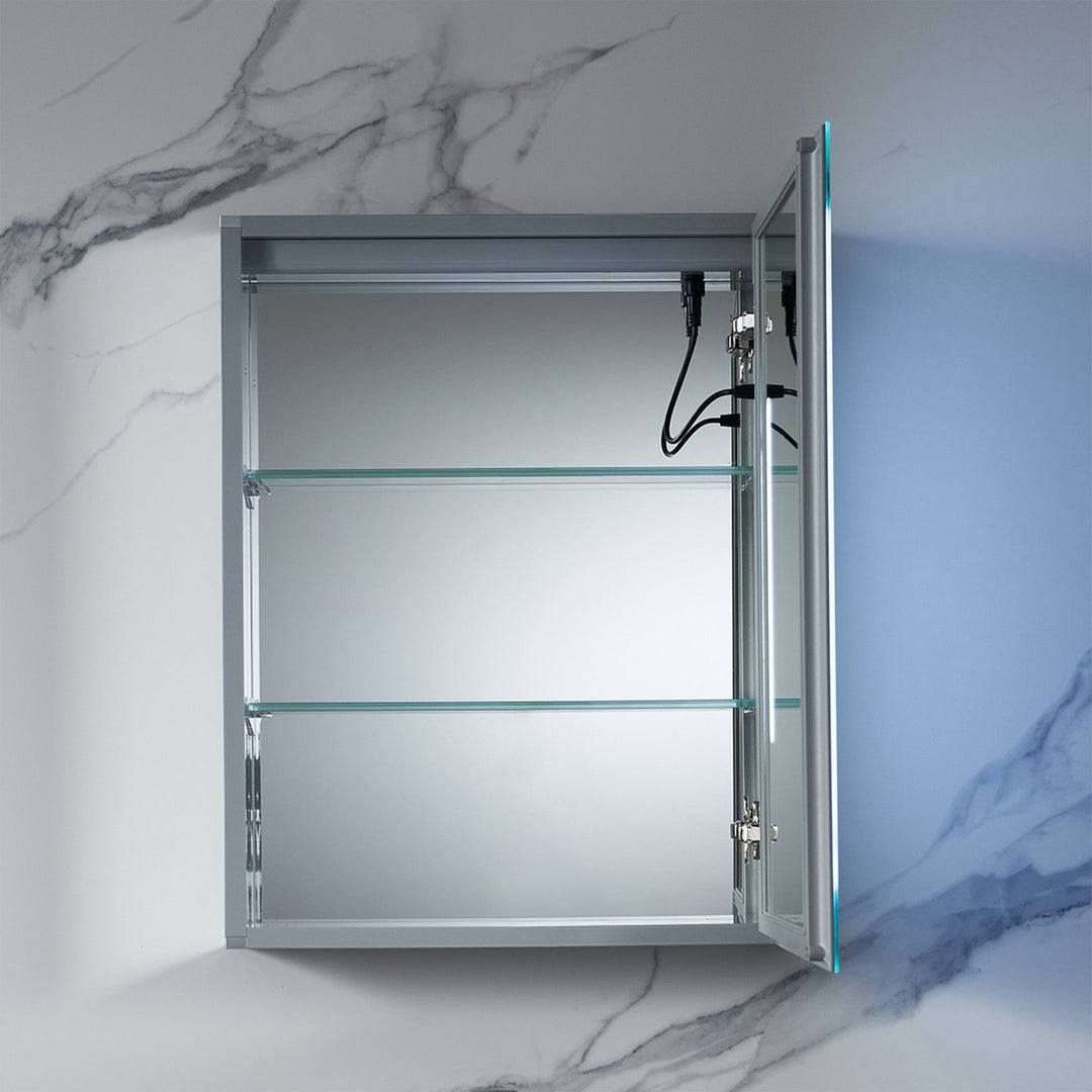 Rigel 20" Recessed or Surface-Mount LED Medicine Cabinet