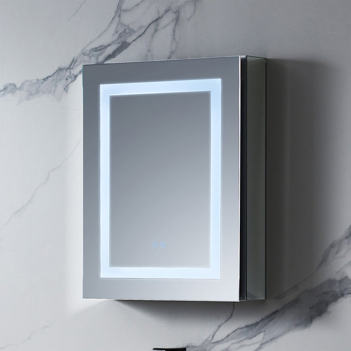 Rigel 20" Recessed or Surface-Mount LED Medicine Cabinet