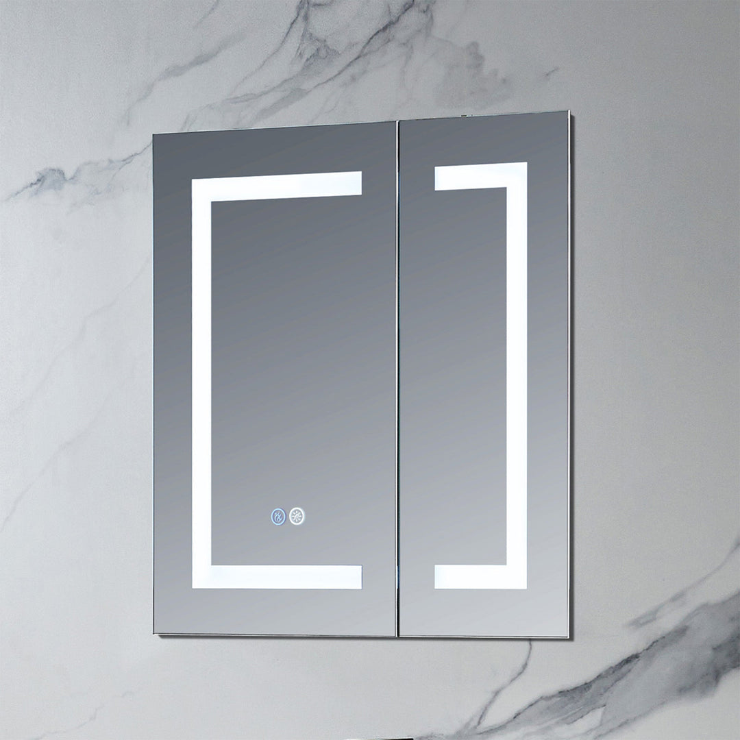 Rigel 20" Recessed or Surface-Mount LED Medicine Cabinet