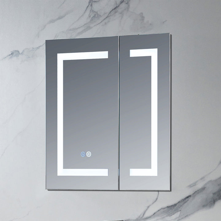 Rigel 20" Recessed or Surface-Mount LED Medicine Cabinet