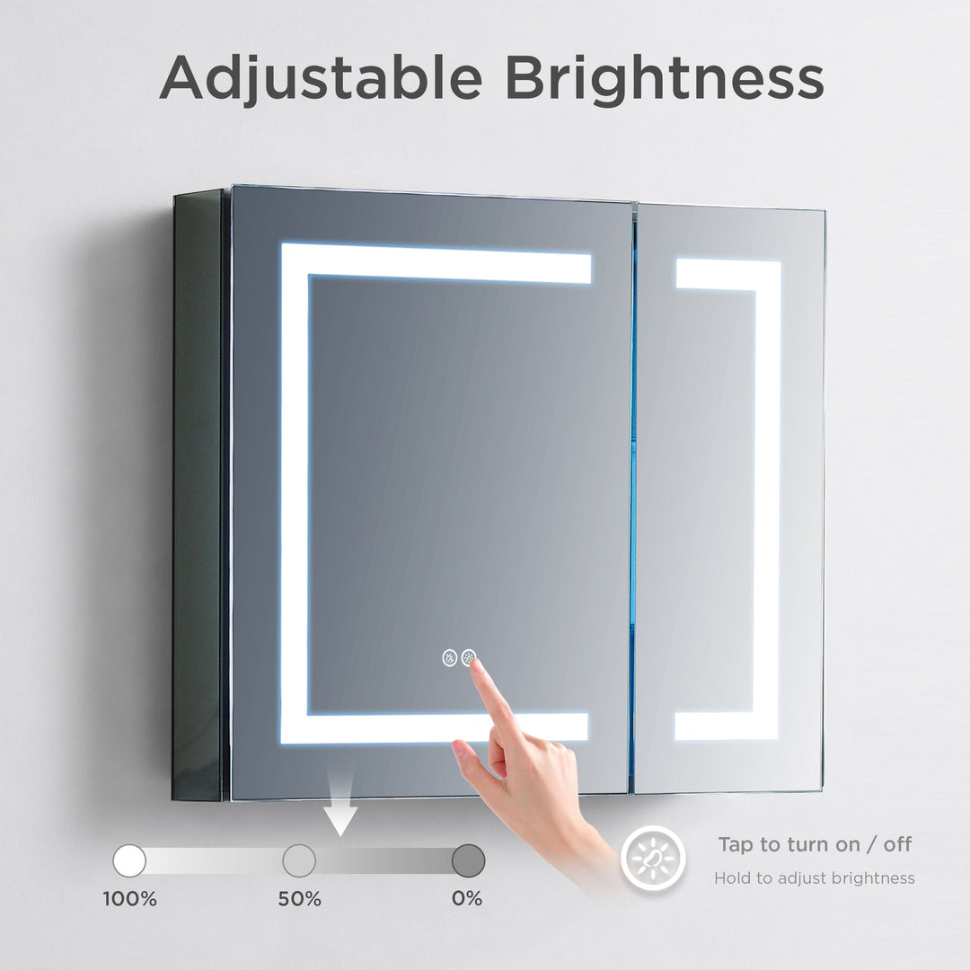 Rigel 20" Recessed or Surface-Mount LED Medicine Cabinet