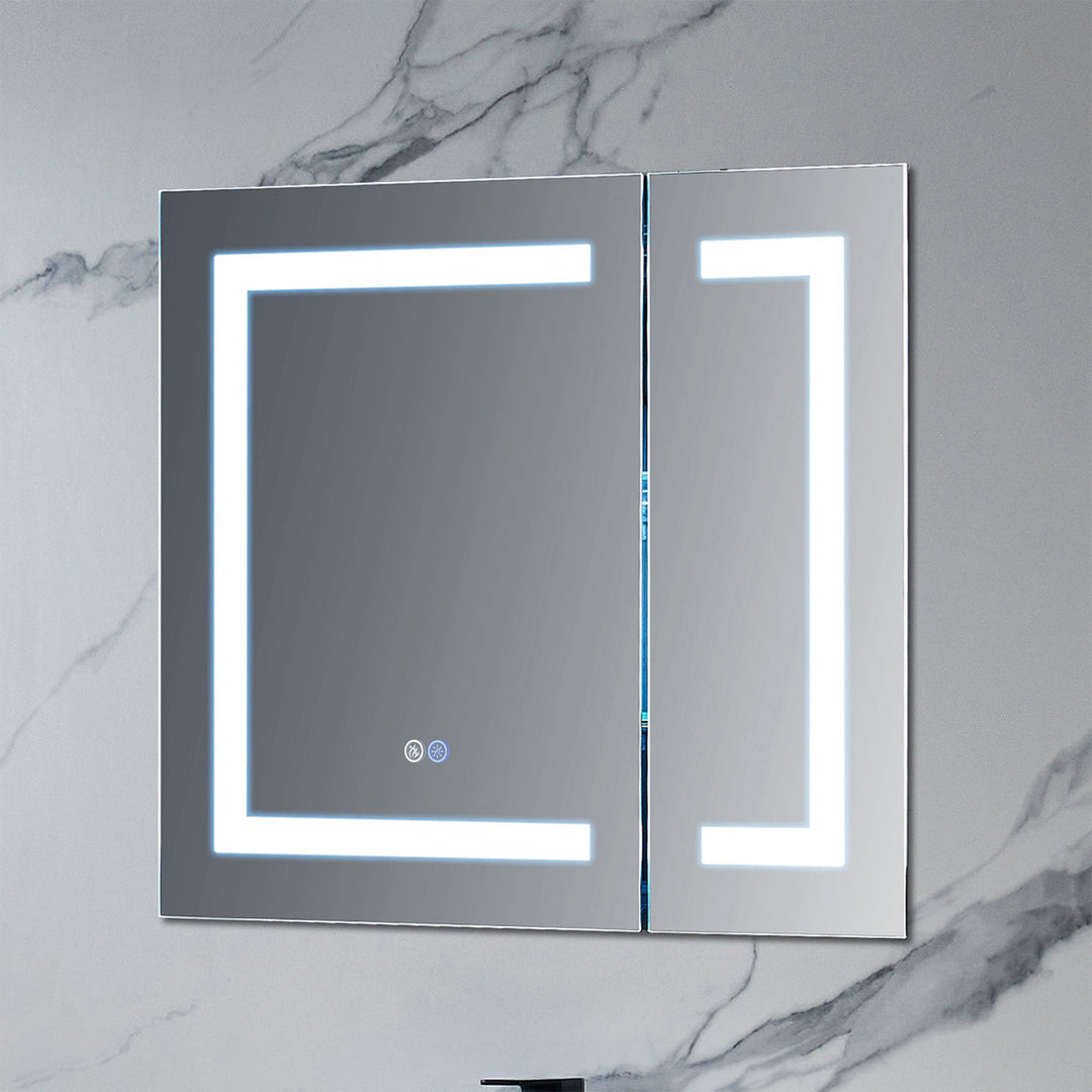 Rigel 20" Recessed or Surface-Mount LED Medicine Cabinet