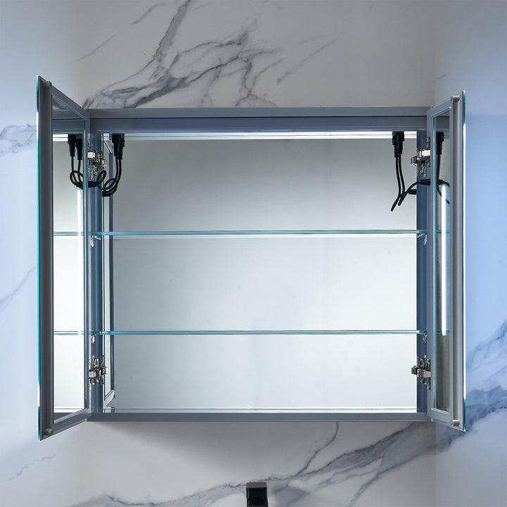 Rigel 20" Recessed or Surface-Mount LED Medicine Cabinet