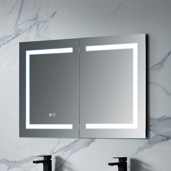 Rigel 20" Recessed or Surface-Mount LED Medicine Cabinet