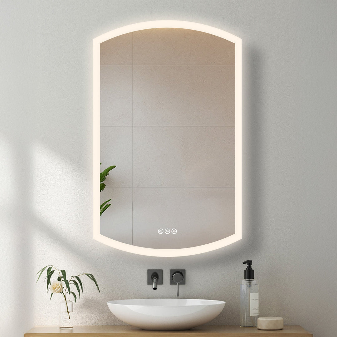 Castor Recessed or Surface-Mount LED Medicine Cabinet | ANVE Kitchen & Bath
