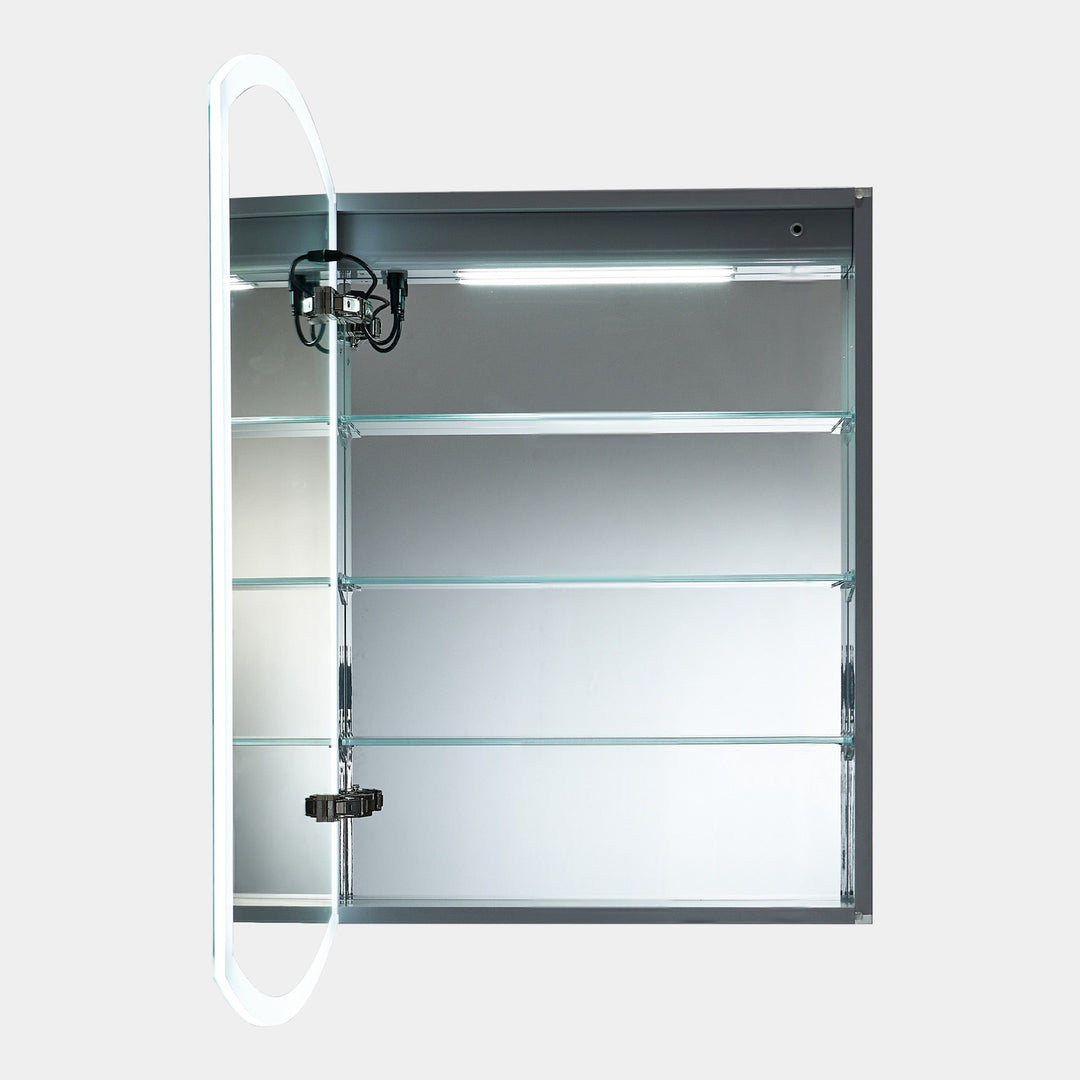 Castor Recessed or Surface-Mount LED Medicine Cabinet