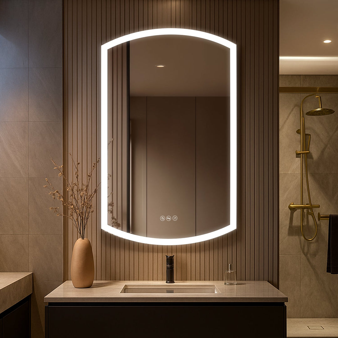 Castor Recessed or Surface-Mount LED Medicine Cabinet