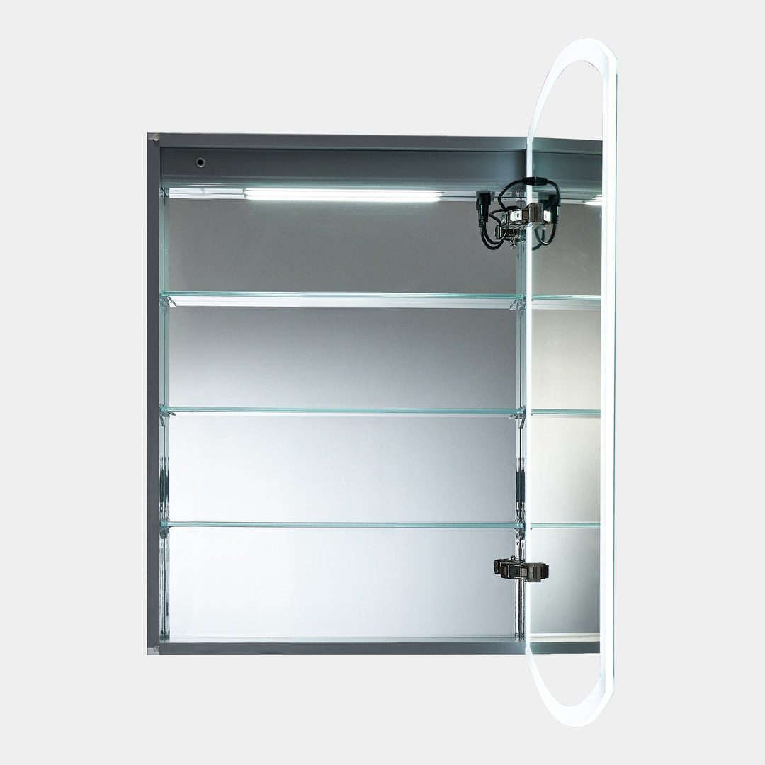 Castor Recessed or Surface-Mount LED Medicine Cabinet