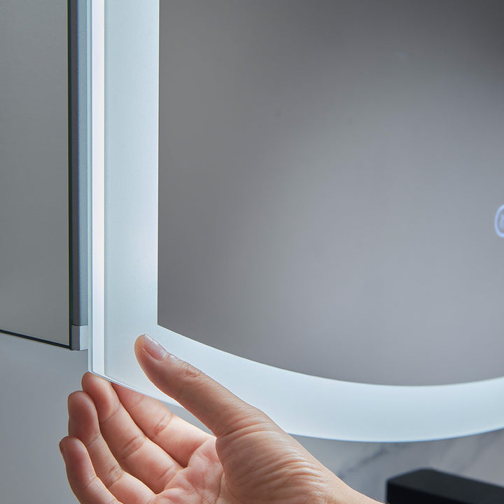 Castor Recessed or Surface-Mount LED Medicine Cabinet