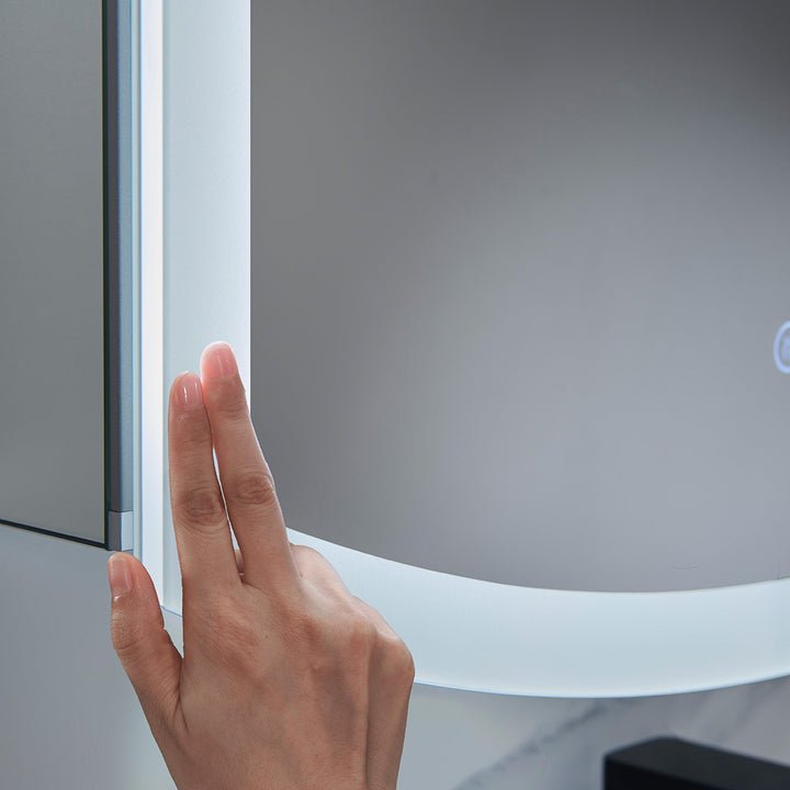 Castor Recessed or Surface-Mount LED Medicine Cabinet