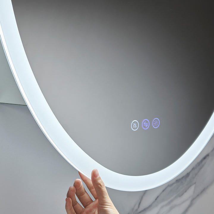 Spica 24" Recessed or Surface-Mount LED Medicine Cabinet
