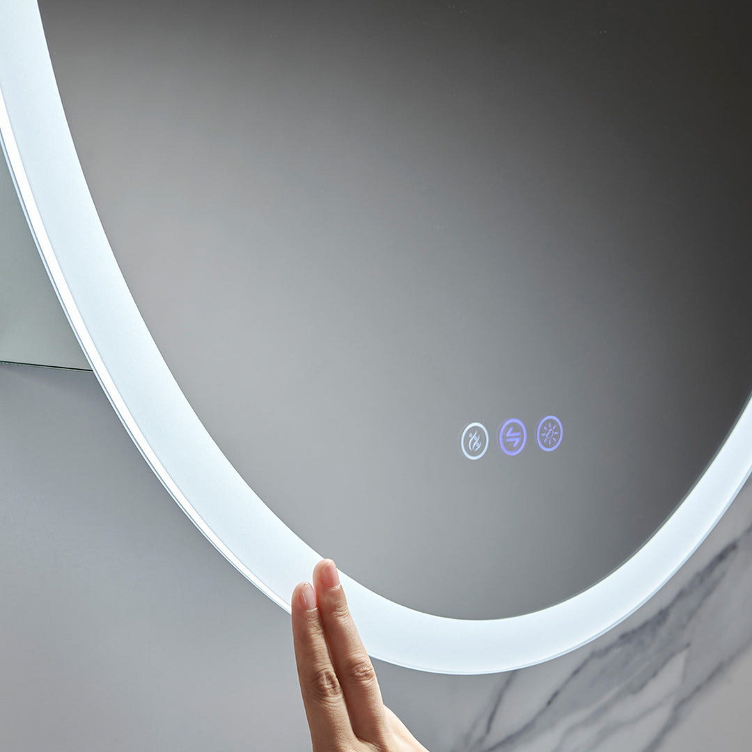 Spica 24" Recessed or Surface-Mount LED Medicine Cabinet