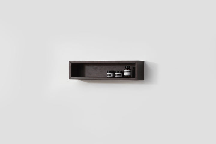 Bergen 24" Floating Open Shelf in Dark Walnut