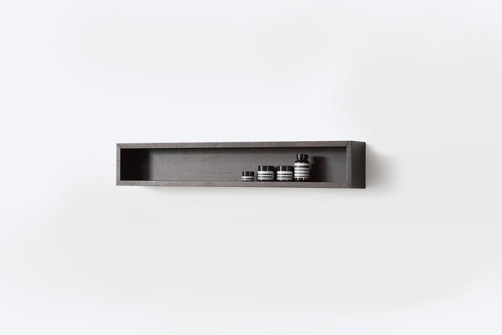 Bergen 36" Floating Open Shelf in Dark Walnut