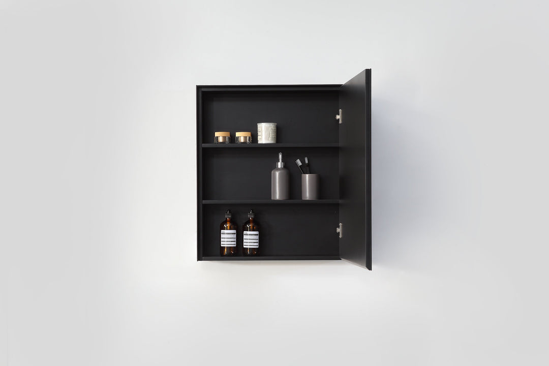 Bergen 24" Medicine Cabinet in Matte Black