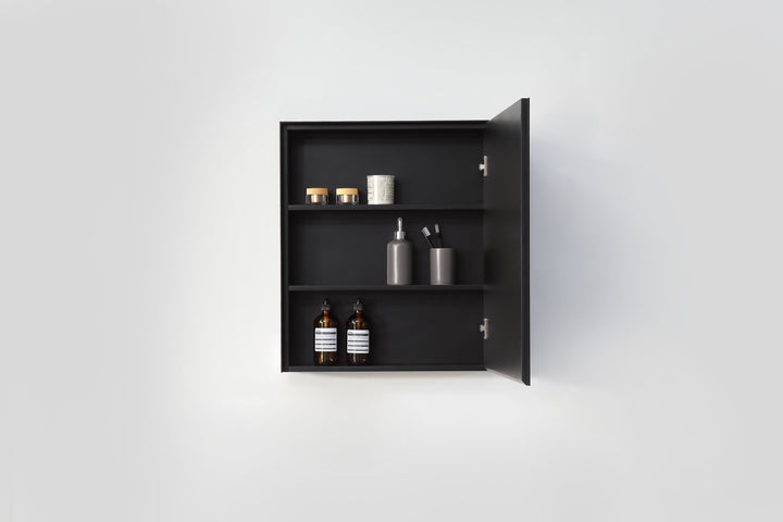 Bergen 24" Medicine Cabinet in Matte Black