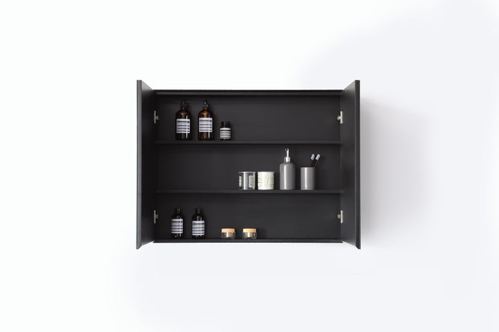 Bergen Medicine Cabinet in Matte Black