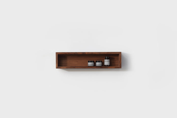 Bergen 24" Floating Open Shelf in Walnut
