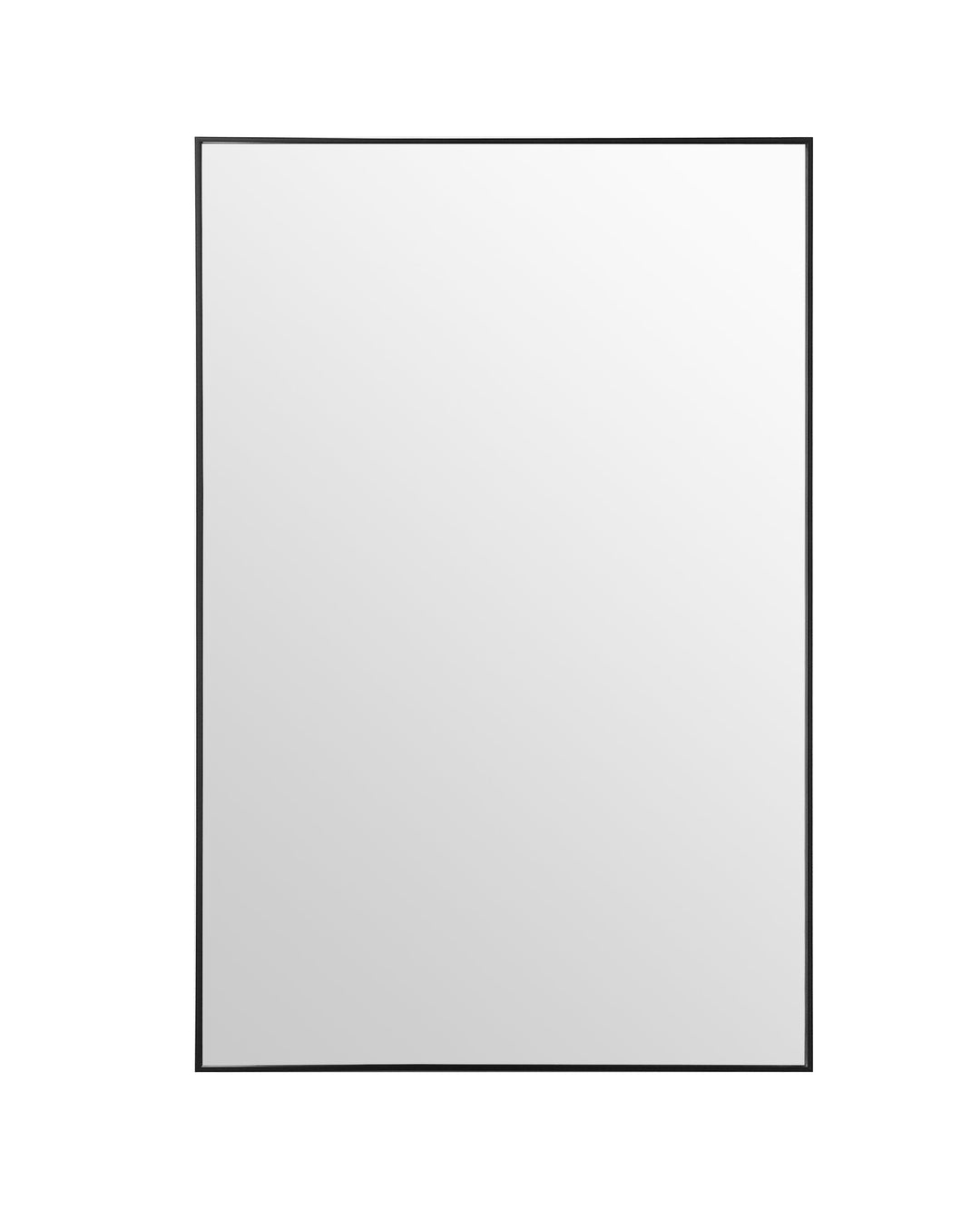 Boffi 24" Bathroom Mirror in Matte Black | ANVE Kitchen &amp; Bath