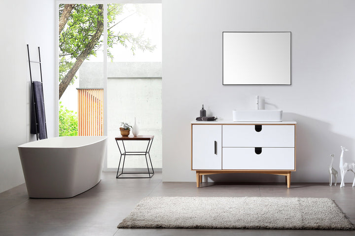 Boffi 36" Bathroom Mirror in Matte Black