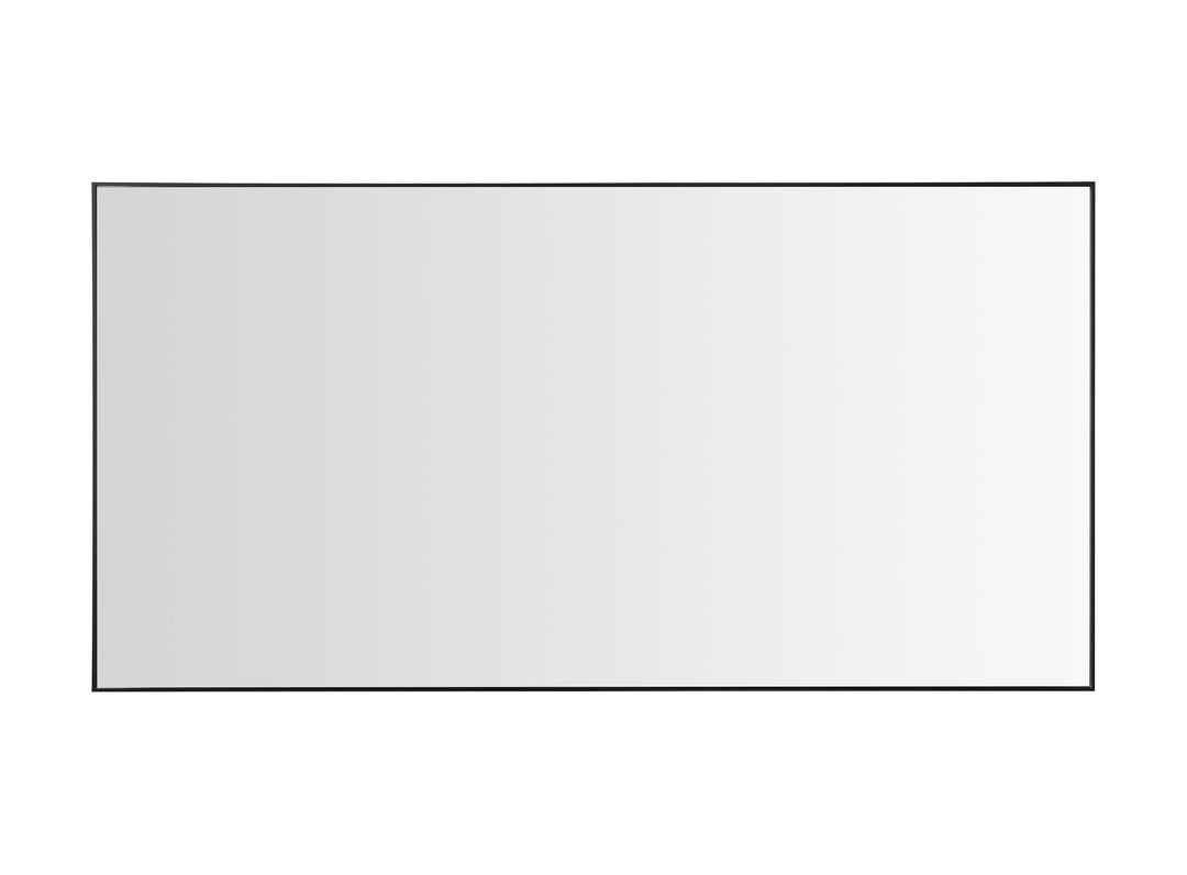 Boffi 55" Bathroom Mirror in Matte Black | ANVE Kitchen &amp; Bath