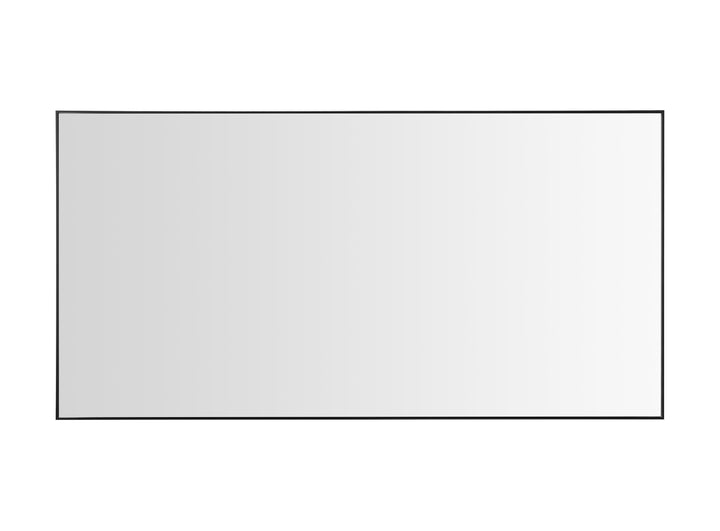 Boffi 55" Bathroom Mirror in Matte Black | ANVE Kitchen &amp; Bath