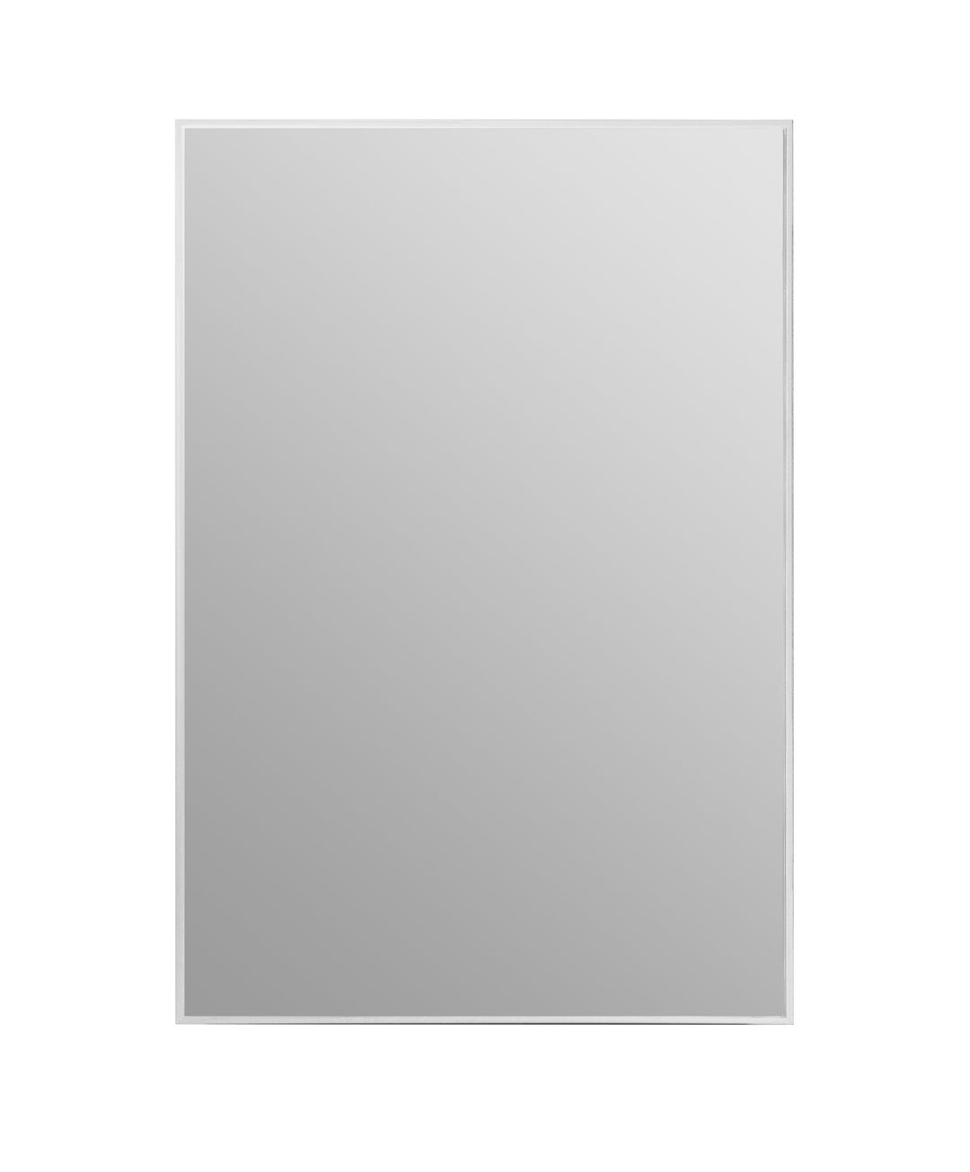 Boffi 24" Bathroom Mirror in Matte White | ANVE Kitchen &amp; Bath