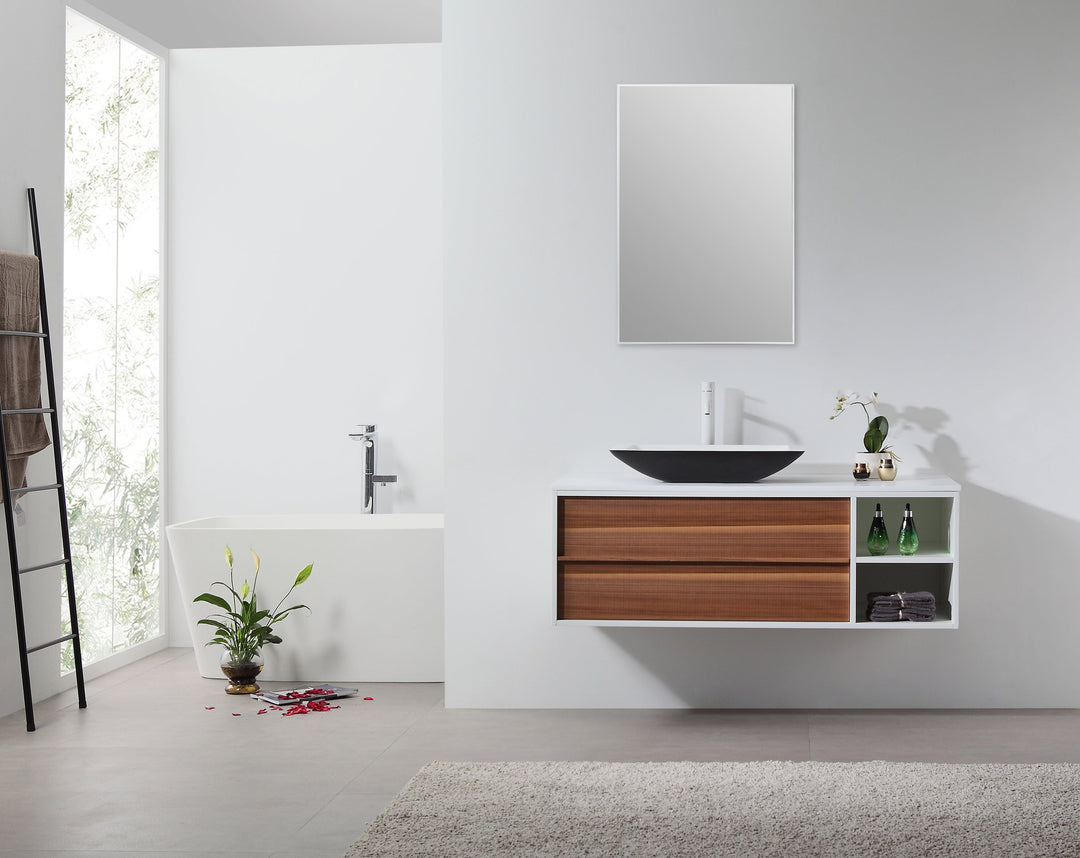 Boffi 24" Bathroom Mirror in Matte White
