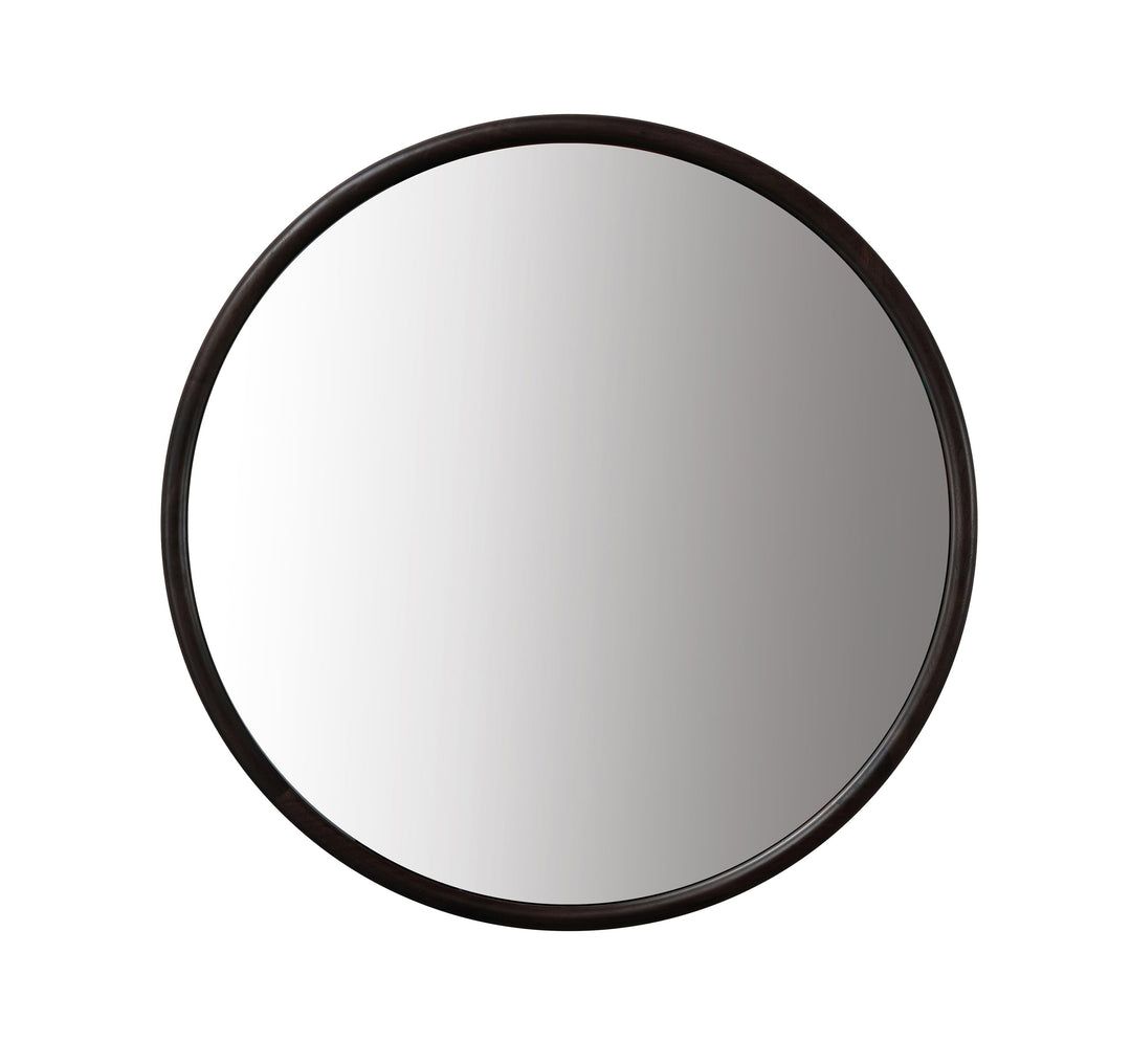 Zen 30" Bathroom Mirror in Dark Walnut | ANVE Kitchen &amp; Bath