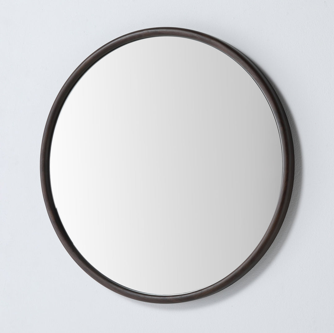 Zen 30" Bathroom Mirror in Dark Walnut