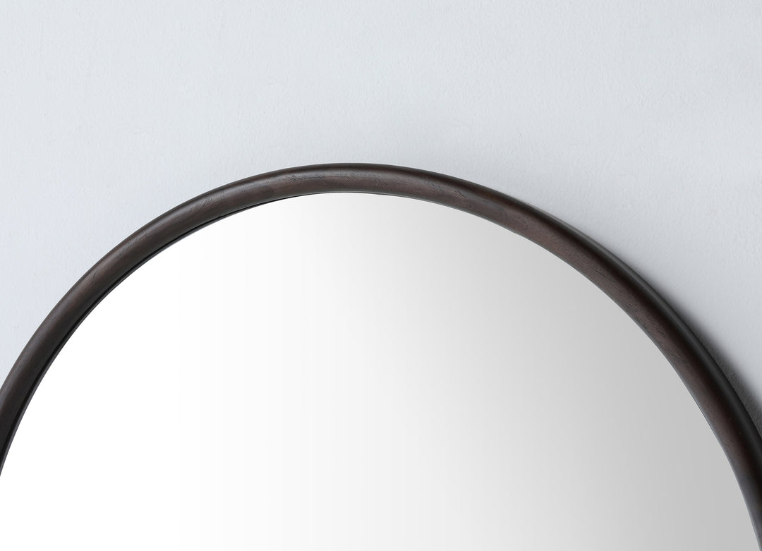 Zen 30" Bathroom Mirror in Dark Walnut