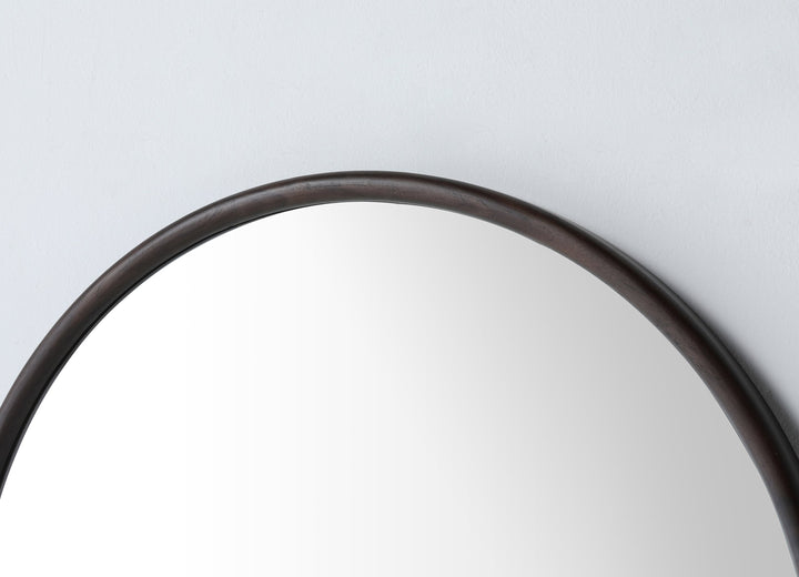 Zen 30" Bathroom Mirror in Dark Walnut