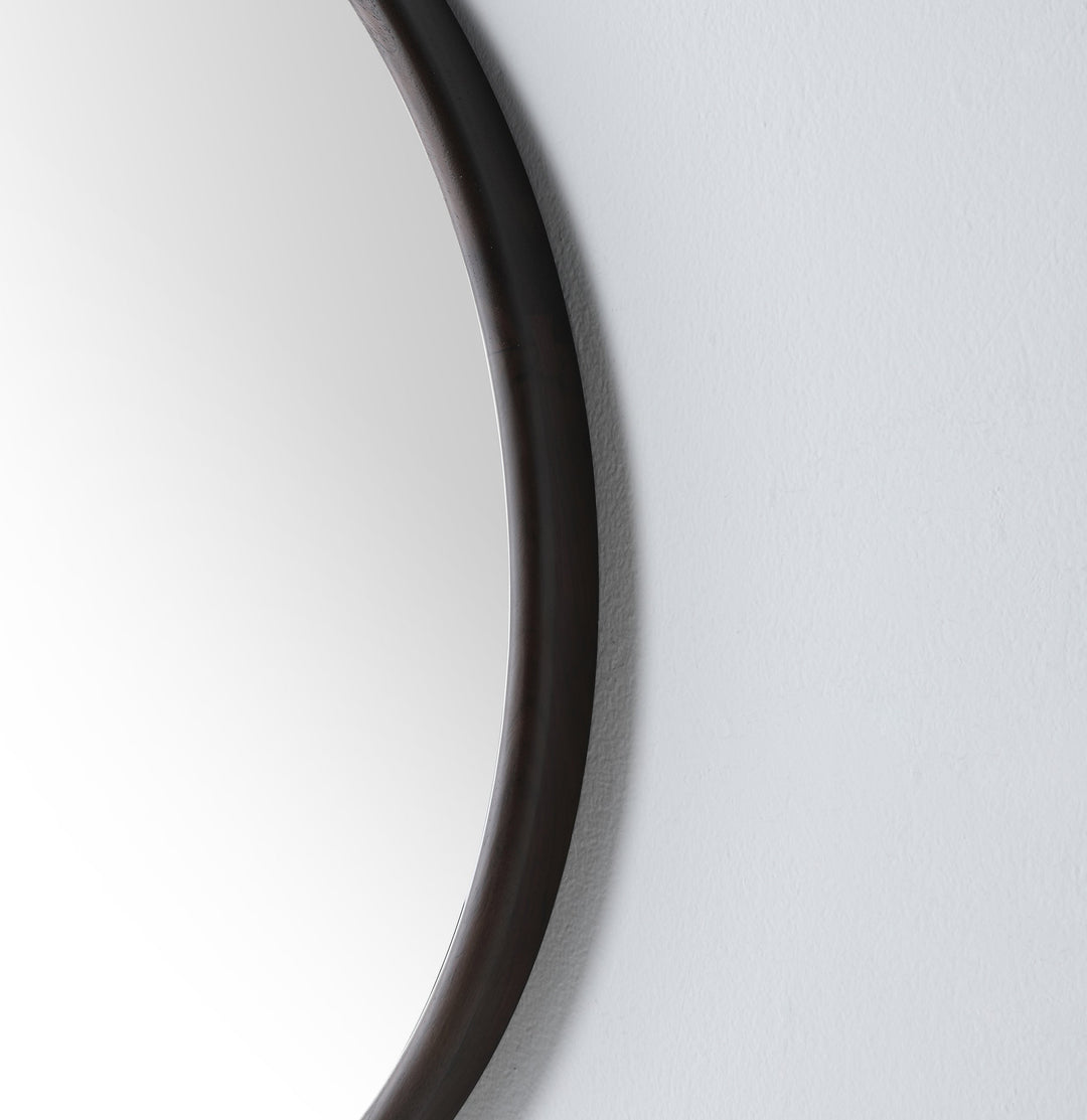 Zen 30" Bathroom Mirror in Dark Walnut