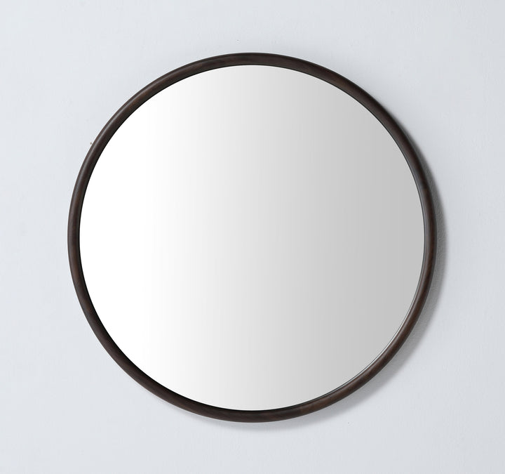 Zen 30" Bathroom Mirror in Dark Walnut