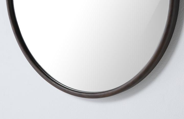Zen 30" Bathroom Mirror in Dark Walnut