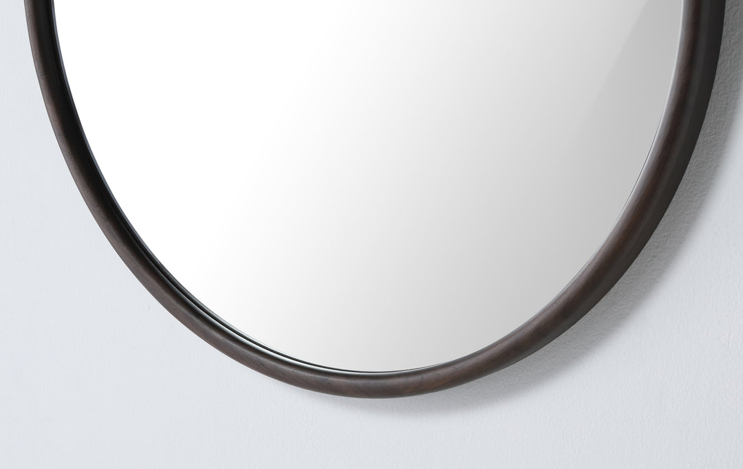 Zen 36" Bathroom Mirror in Dark Walnut