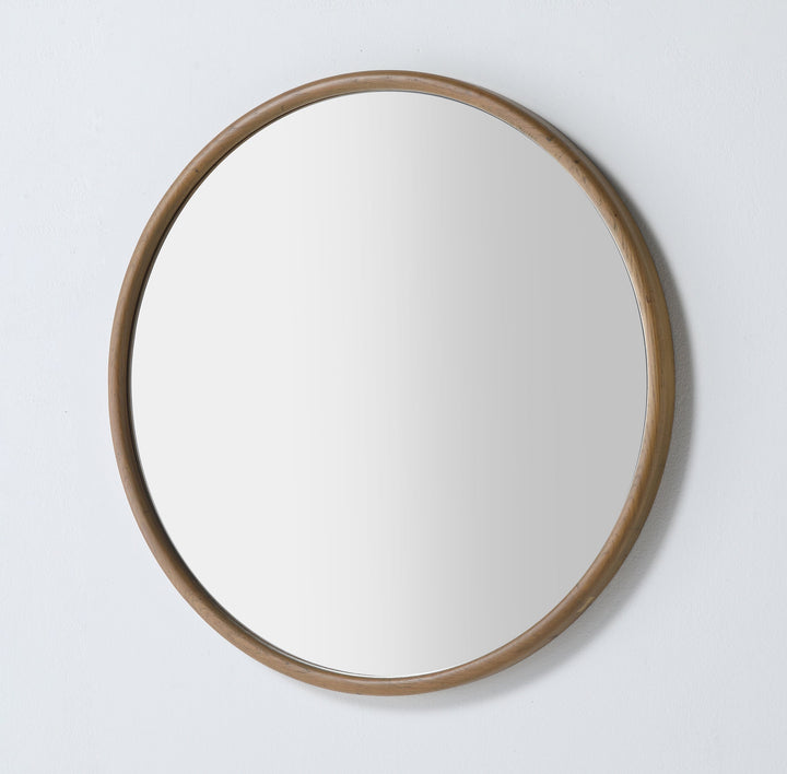 Zen 36" Bathroom Mirror in Pecan Oak