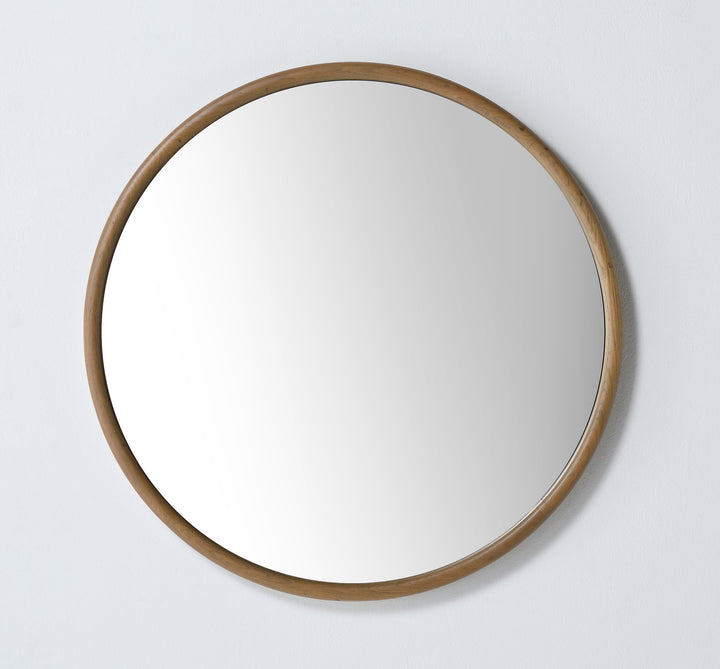 Zen 36" Bathroom Mirror in Pecan Oak