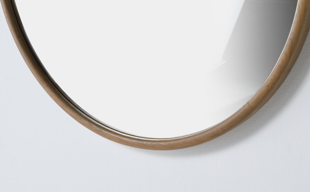 Zen 36" Bathroom Mirror in Pecan Oak