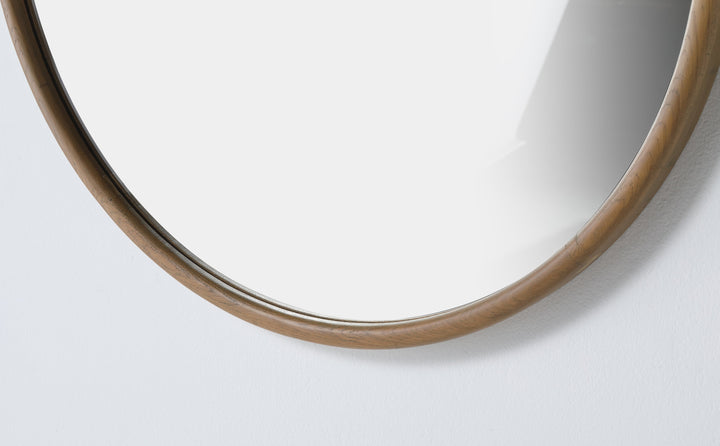 Zen 36" Bathroom Mirror in Pecan Oak