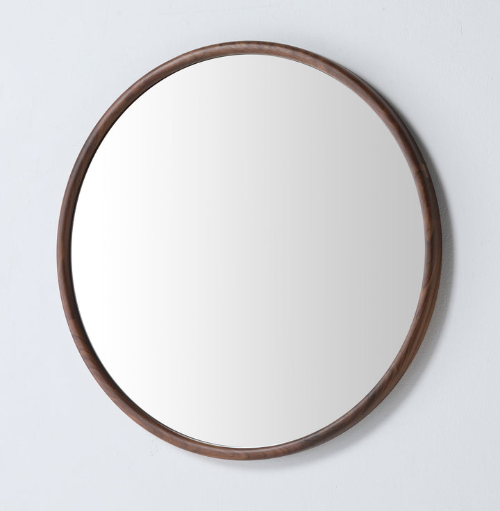 Zen 30" Bathroom Mirror in Walnut