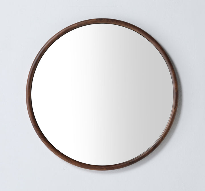 Zen 30" Bathroom Mirror in Walnut