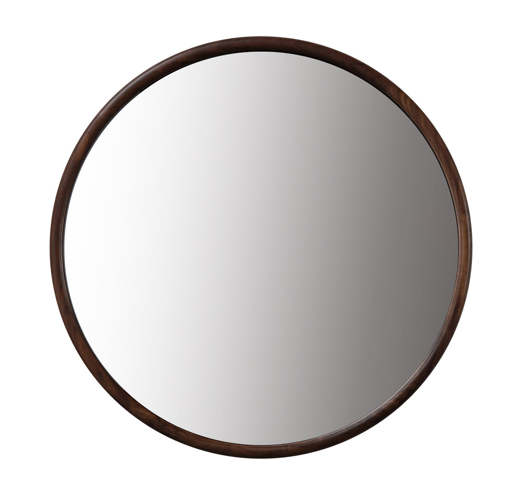 Zen 36" Bathroom Mirror in Walnut | ANVE Kitchen &amp; Bath