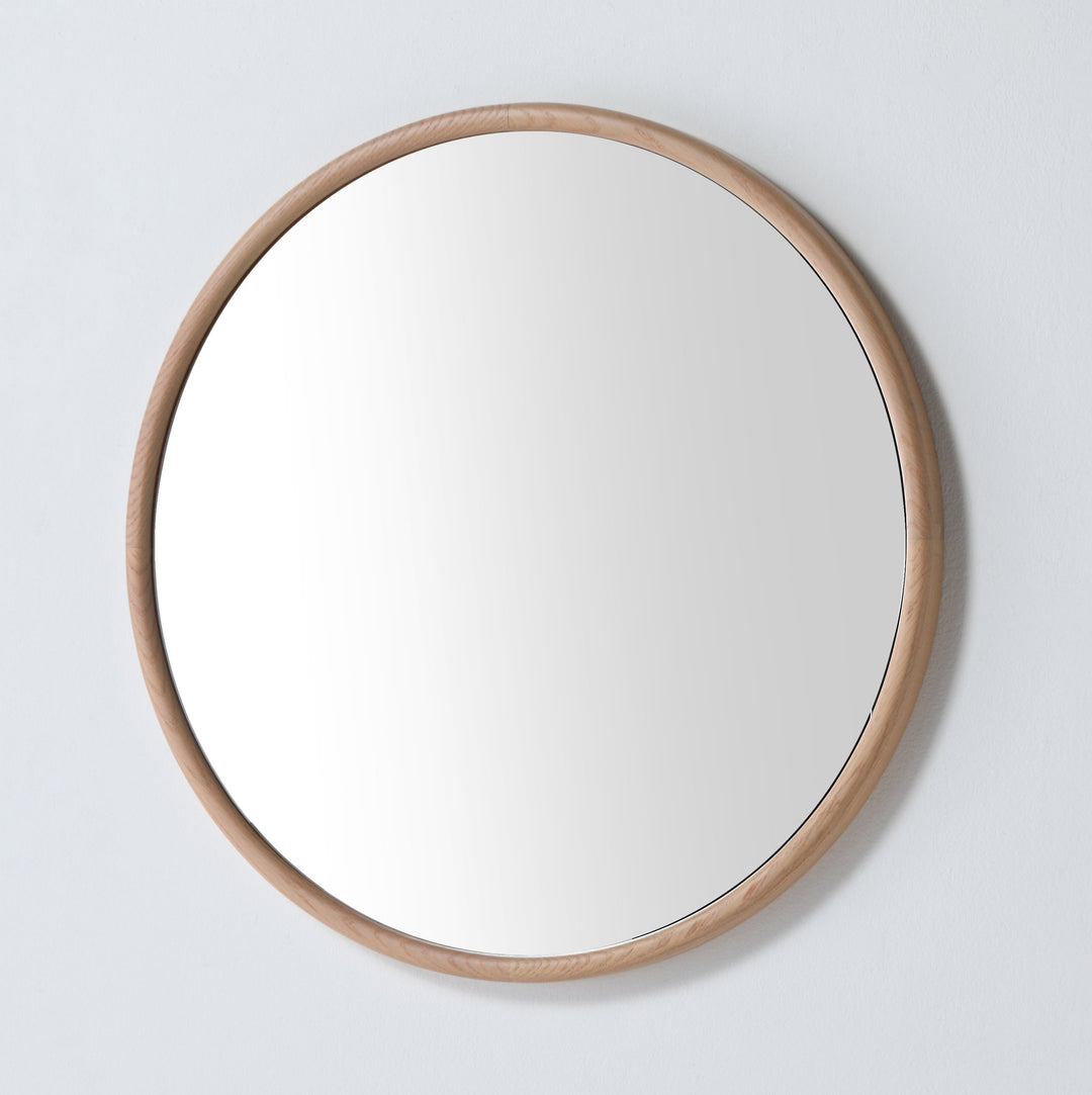Zen 30" Bathroom Mirror in Whitewash Oak