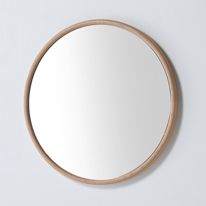 Zen 30" Bathroom Mirror in Whitewash Oak