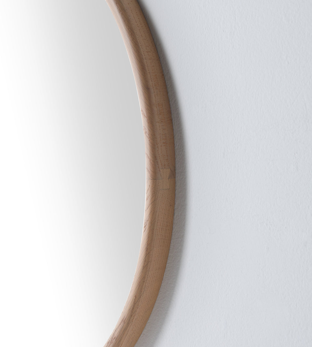 Zen 30" Bathroom Mirror in Whitewash Oak